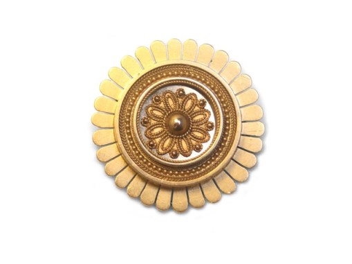 Gold sun brooch frontIMG_0169s