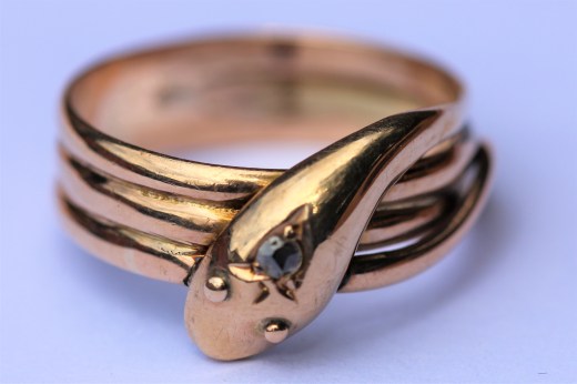 1915 diamond snake ringIMG_4213