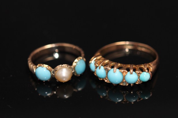 turquoise rings