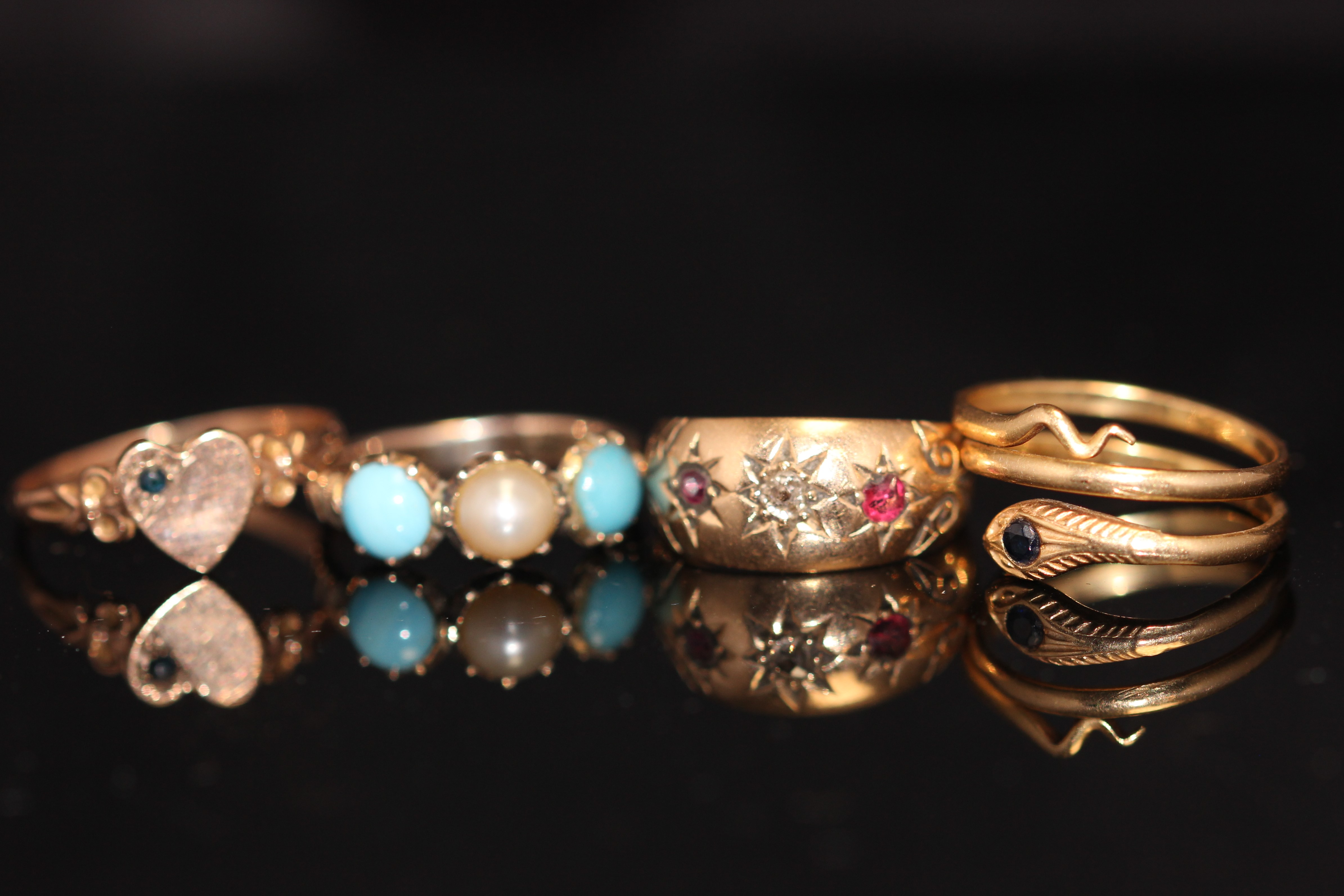 Linkey Rings Pinkie (or pinky) Rings – navette jewellery